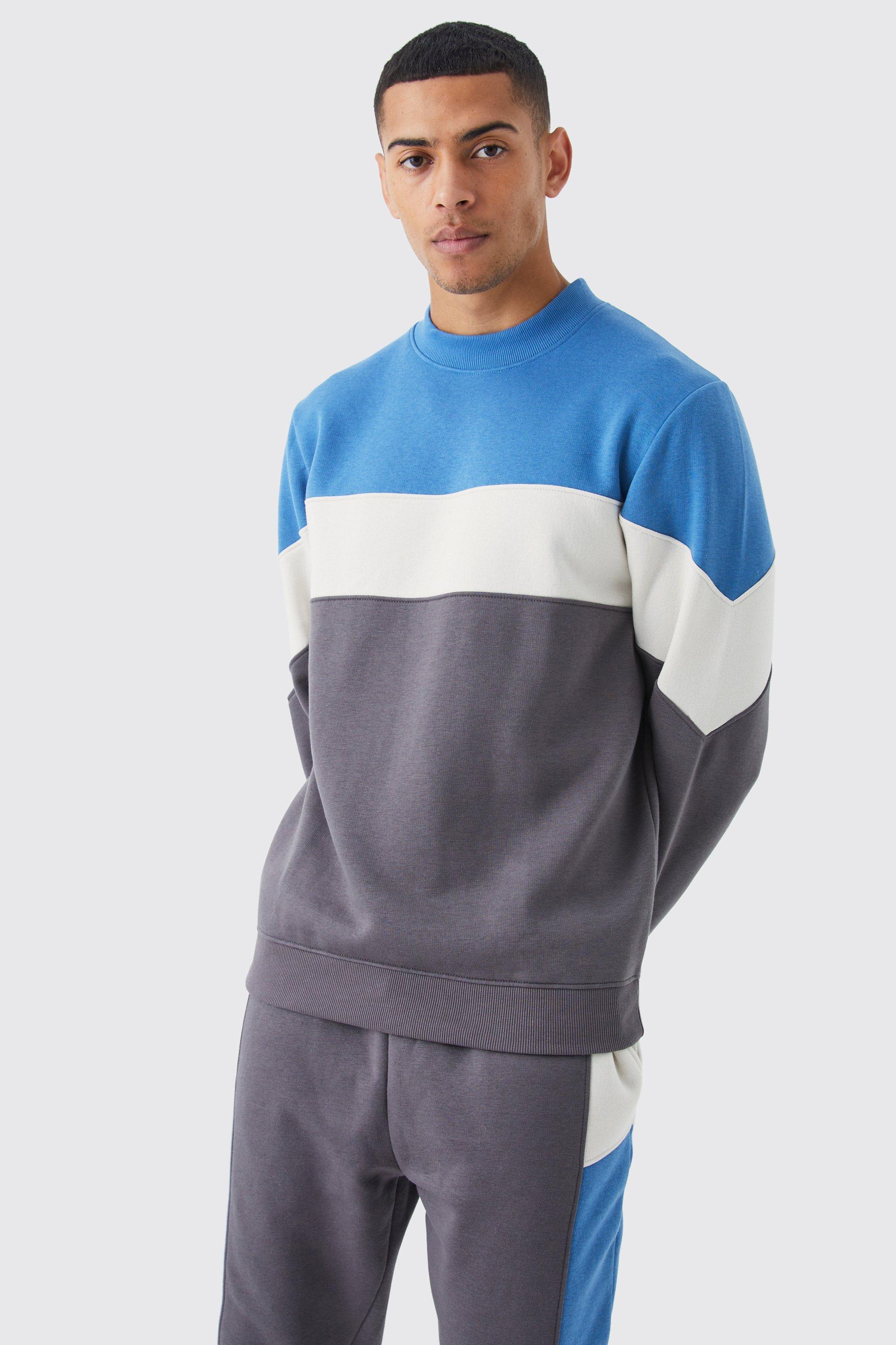 Colour block sale sweatshirt